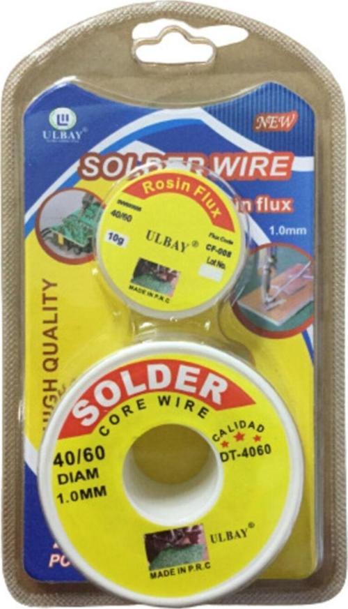 Solder Wire+Rosin Lehim Teli Ve Pastası 2Li Set
