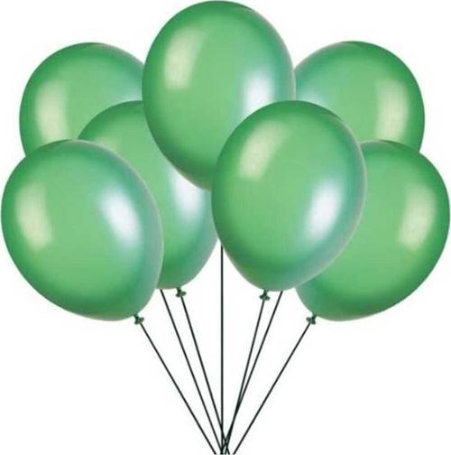 Yeşil Balon Metalik 100 Adet