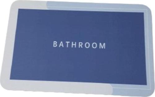 Süper Su Emici Kaymaz Tabanlı Dikdörtgen Koku Yapmaz Sihirli Banyo Paspası ( 58*38 )Cm