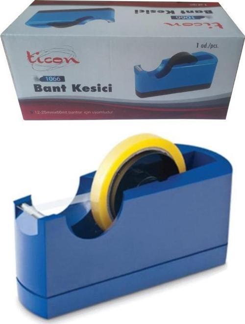Büyük Bant Kesme Makinesi Mavi 1 Adet Masa Üstü 12x66 Metre Banta Uyumlu Bant Makinesi Bant Kesici