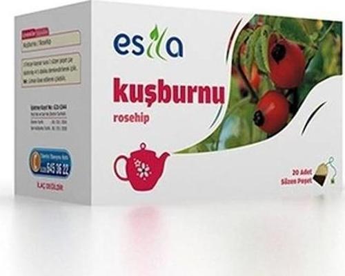 Kuşburnu Bitki Süzen Poşet Çay 20 x 2 G