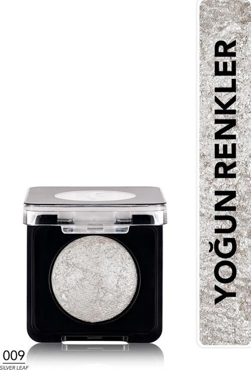 Yoğun Işıltılı Göz Farı - 009 Silver Leaf- Baked Eyeshadow - 8682536052504
