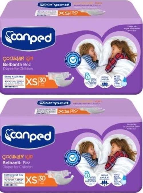 Belbantlı Extra Küçük Hasta Bezi 30 lu x 2 Adet