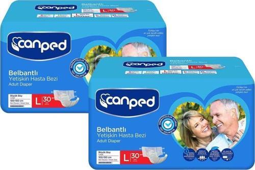 Belbantlı Tekstil Yüzeyli Hasta Bezi Büyük Boy Large 60 Adet
