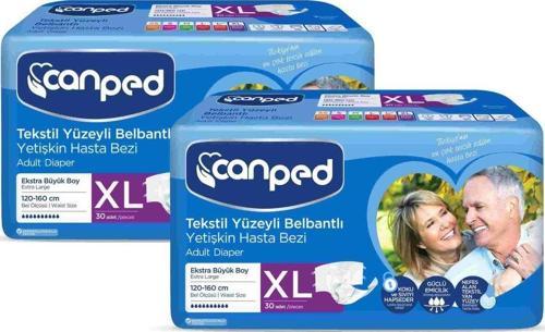 Belbantlı Tekstil Yüzeyli Hasta Bezi Extra Büyük Boy Large 60lı