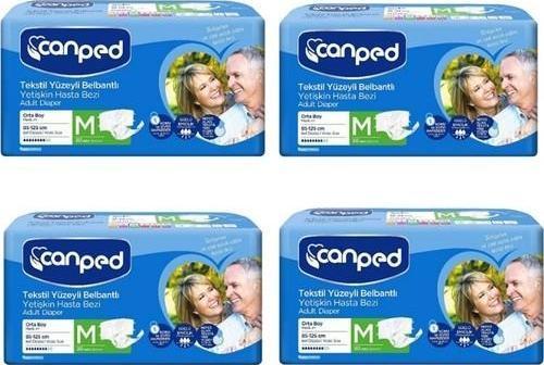 Belbantlı Tekstil Yüzeyli Hasta Bezi Orta Boy Medium 120 Adet