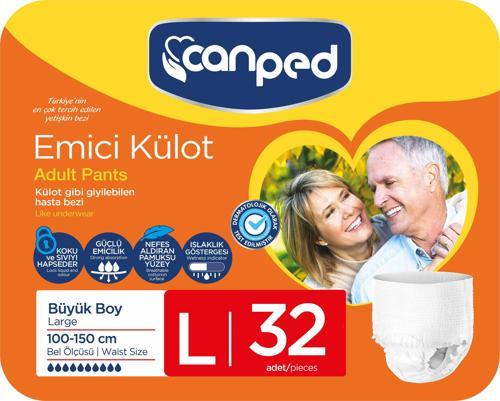 Emici Külot Büyük Boy Large 32 Adet