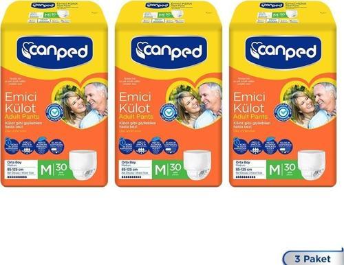 Emici Külot Orta Boy Medium 30 Adet x 3 Adet