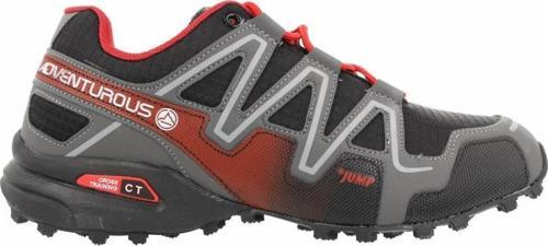21513 SİYAH KIRMIZI COMFORT CASUAL SPOR AYAKKABISI