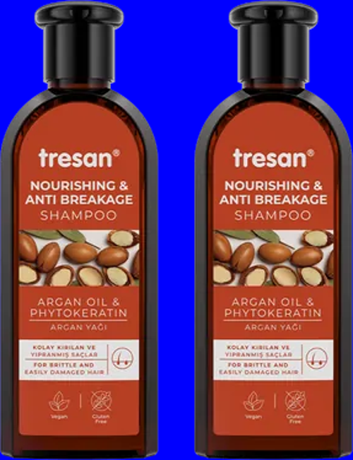 Argan Yağlı ve Kırılma Karşıtı Bakım Şampuanı 300 ml x 2 Adet
