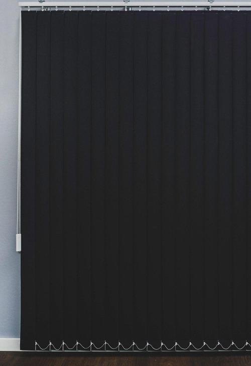 Siyah Karartma Dikey Stor Perde Işık Geçirmez Blackout Perde