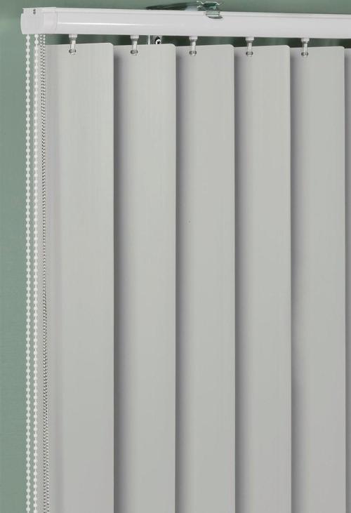 Gri Pvc Dikey Jaluzi Perde 2894