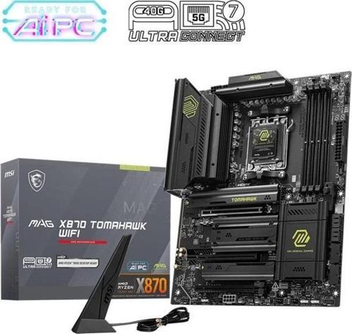 Mag X870 Tomahawk Wıfı Ddr5 8400mt/s 1xhdmı 2xusb4 4xm.2 Atx Am5 (amd Am5 9000/ 8000/ 7