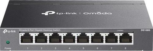 Tp-lınk Omada Ds108g 8 Port Gıgabıt Masaüstü Metal Kasa Swıtch