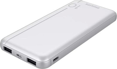Phılıps Dlp1810cw 10.000 Mah Powerbank 2xusb-a 2.1a Usb-c Çıkış Beyaz