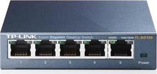 Tp-lınk Tl-sg105 5 Port Gıgabıt Metal Kasa Swıtch