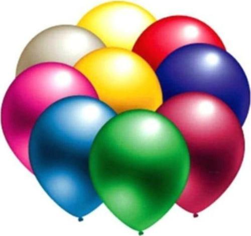 Metalik Balon 10 Adet