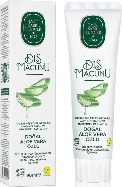 Doğal Diş Macunu 90 Gr Aloe Vera