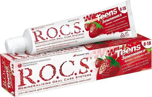 R.O.C.S.Teen Yaban Çileği Diş Macunu 8-18 Yaş 60 Ml