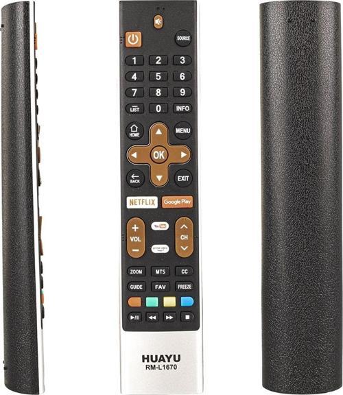 Skyworth Rm-L1670 Netflıx-Google Play Tuşlu Lcd Led Tv Kumanda (4741)