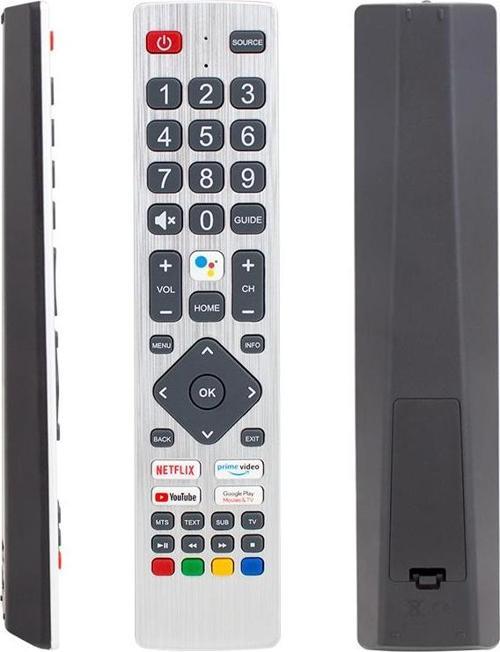 Sharp Sh-V1 Netflıx-Youtube-Google Play Tuş-Prıme Vıdeo Ses Komutlu Lcd-Led Tv Kumanda (4741)