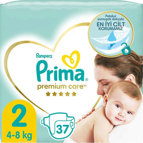 Premium Care Bebek Bezi İkiz Paket 2 Beden 37 Adet