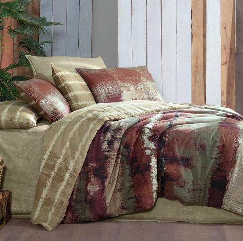 Mondrian Tek Kişilik %100 Pamuk Flanel (Pazen) Nevresim Takımı