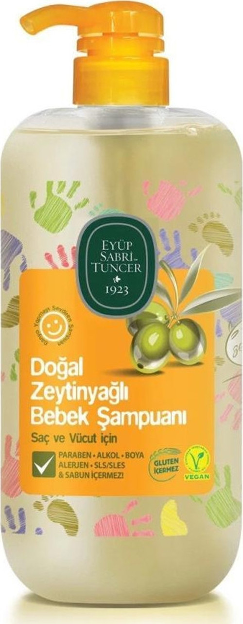 Doğal Zeytinyağlı Bebek Şampuanı 600Ml