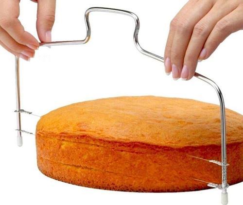Pratik Kolay Pasta Kek Dilimleme Bölme Teli Kesme Aleti Aparatı (4741)