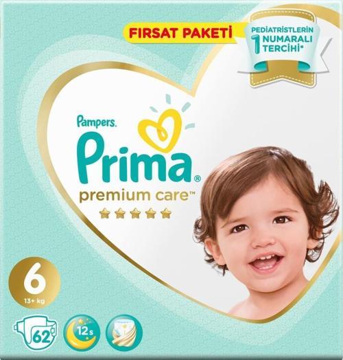 Premium Care Bebek Bezi Fırsat Paketi 6 Beden 62 Adet