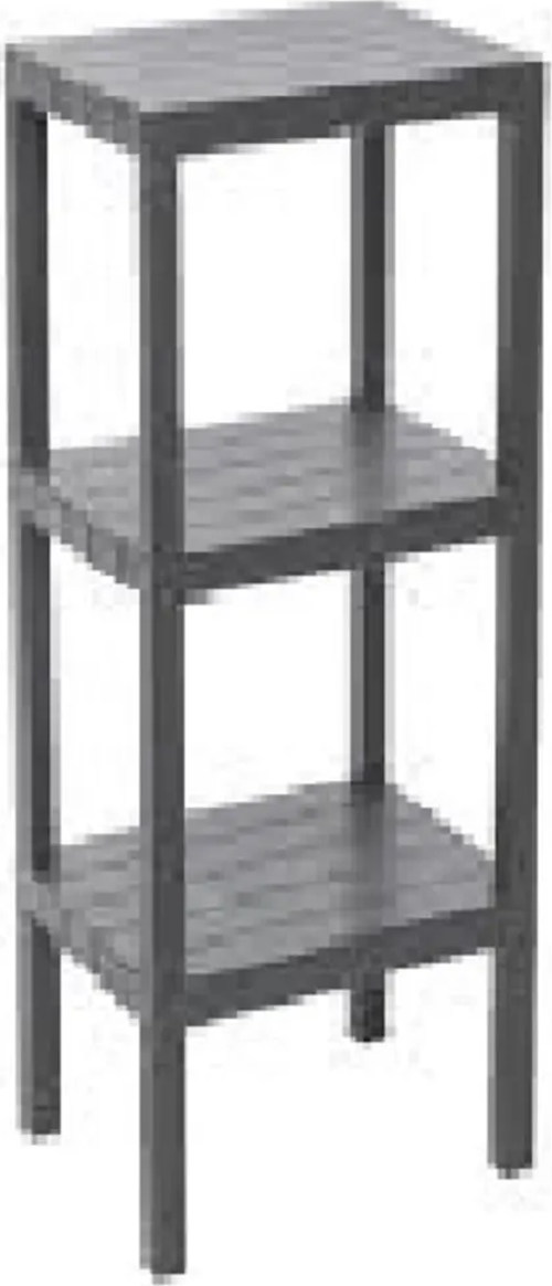 Modüler 3 Katlı Raf Siyah Royaleks-81302