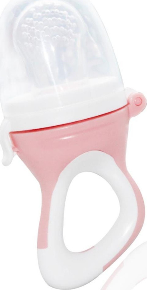 Silikon Uçlu Meyve Sebze Emziği 600 Pembe