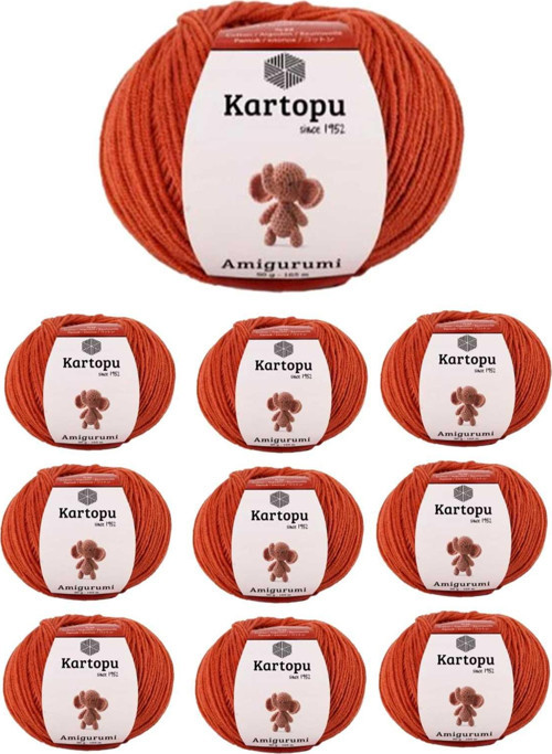 10 Adet Amigurumi El Örgü İpi 50Gr 269