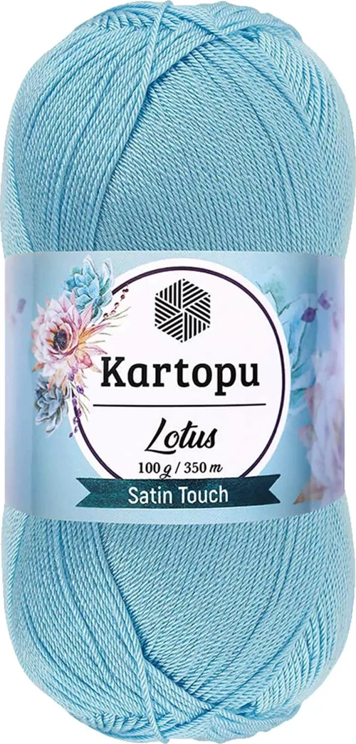 1 Adet Lotus Bikini Büstiyer Bluz Örgü İpi K537 Bebe Mavi
