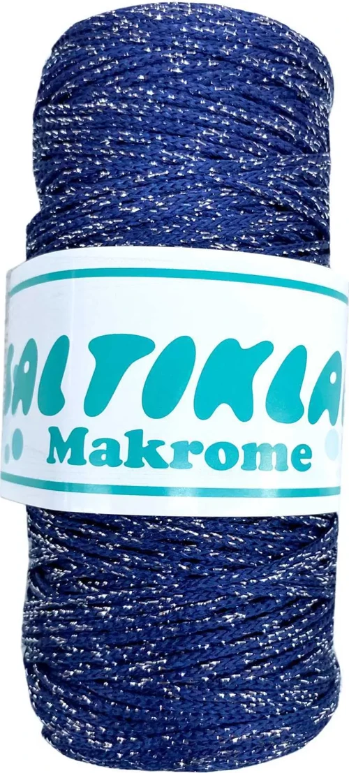 1 Adet Polyester Simli Makrome İpi Sg-370