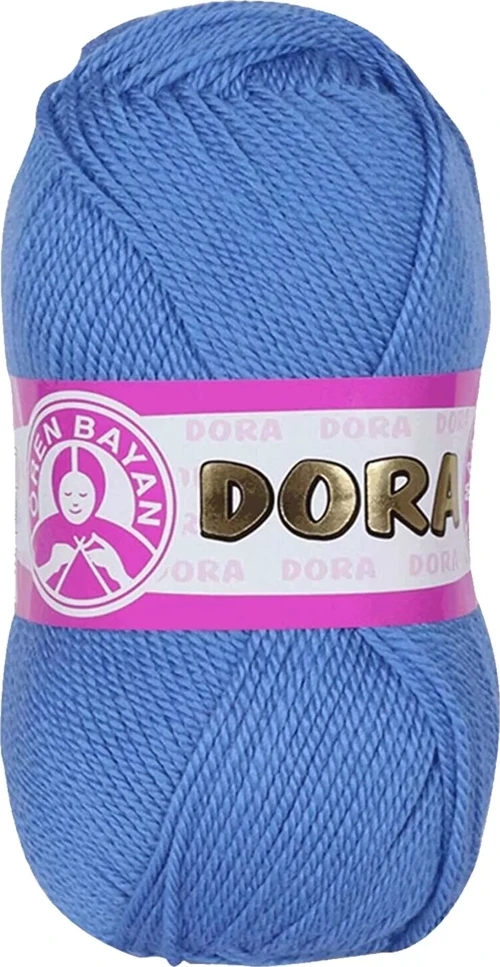 1 Adet Dora El Örgü İpi Yünü 100 Gr 015 Mavi