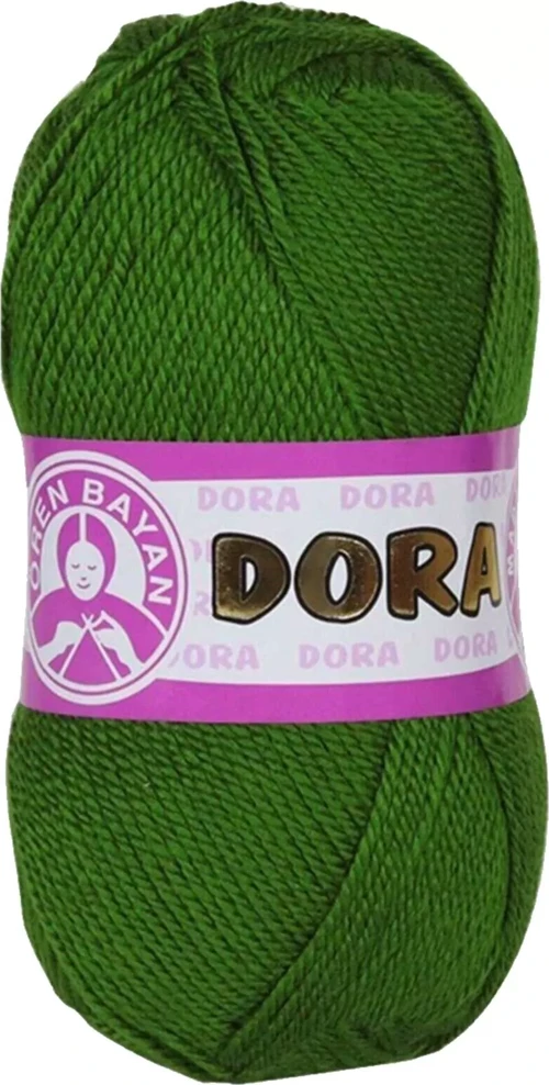1 Adet Dora El Örgü İpi Yünü 100 Gr 087 Yeşil