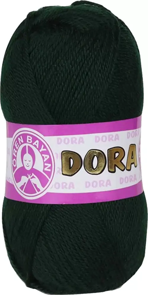 1 Adet Dora El Örgü İpi Yünü 100 Gr 088 Koyu Yeşil