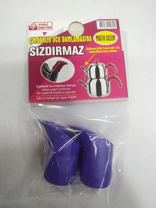 2'Li Çaydanlık Sıvı Sızdırma Önleyici