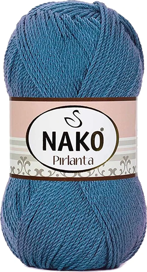 1 Adet Pırlanta Amigurumi El Örgü İpi Yünü Turkuaz 3409
