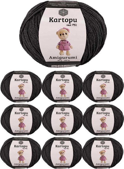 10 Adet Amigurumi El Örgü İpi 50Gr 995
