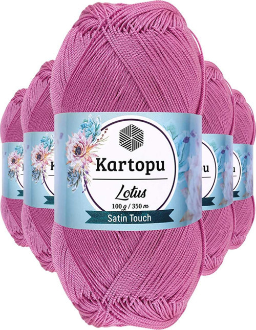 5 Adet Lotus Bikini Büstiyer Bluz Örgü İpi K775 Leylak