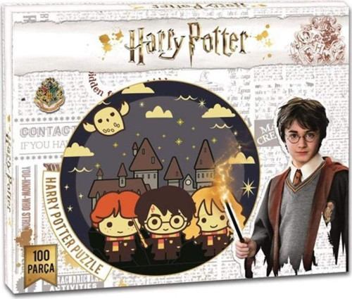 Hp7559 Laço Kids Harry Potter 100 Parça Puzzle
