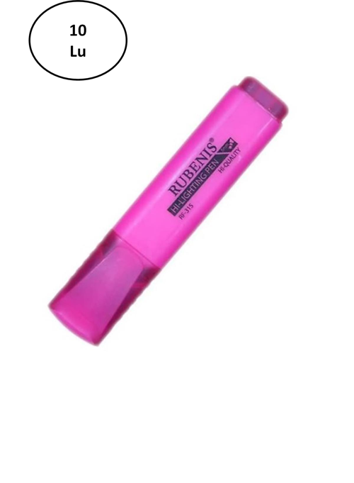 Fosforlu Kalem Rubenis M 315 Pembe 10'Lu