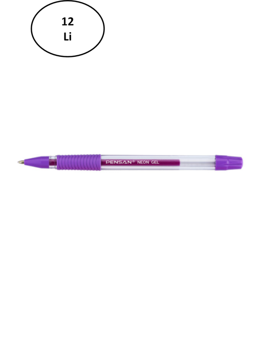 Neon Jel Kalem Violet 1 Mm 12'Li