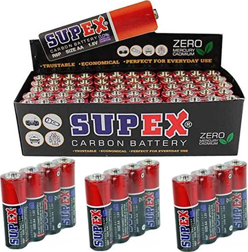 Supex R6 1.5V Çinko Karbon Aa Kalem Pil 60Lı Paket Fiyat (4741)
