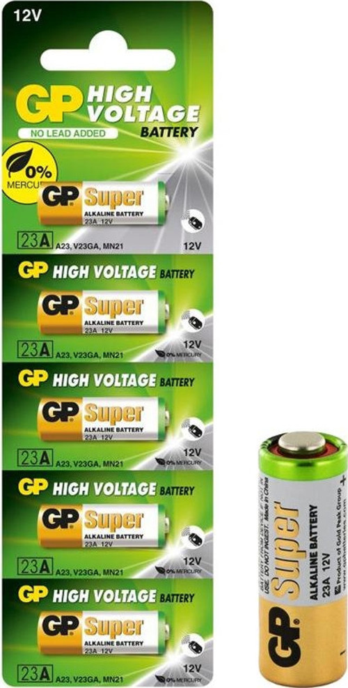 23A 12V Kalın Alarm Pili 5Li Paket (4741)