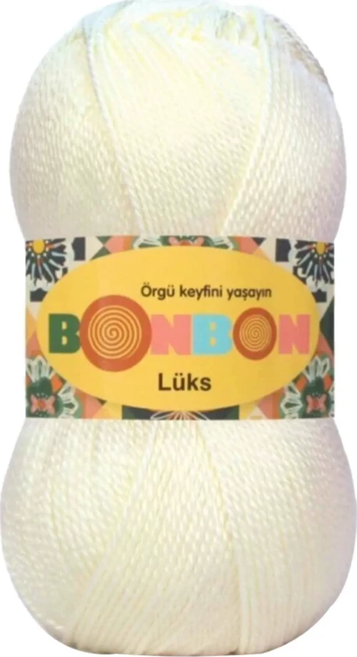 1 Adet Lüks Patik İpi Yünü Ekru 98300
