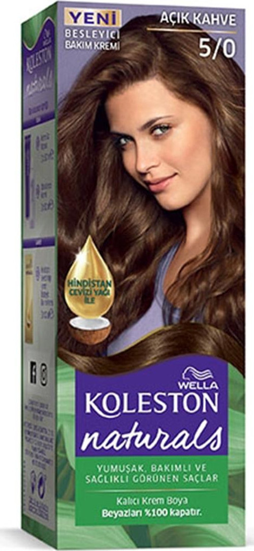 Naturals Saç Boyası Açık Kahve 5/0