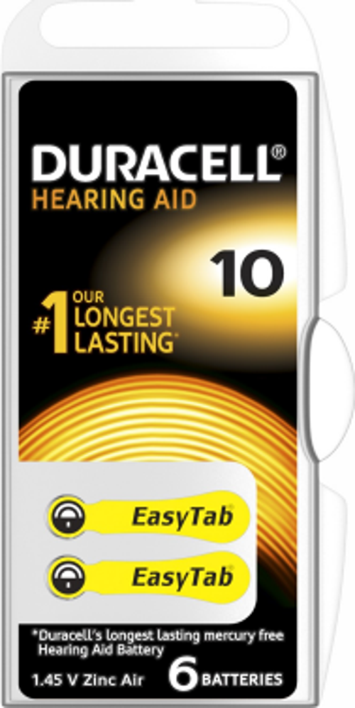 10 İşitme Cihazı Kulak Pili 6 Pil 1 Kutu (4741)